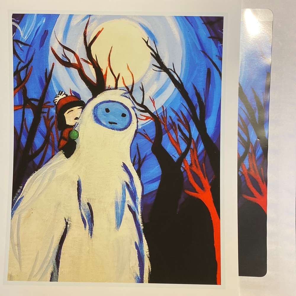“Girl & Yeti.” 10x8in Print
